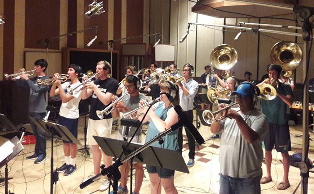 Twenty members of the band recorded music for the 2017 ABC series “Imaginary Mary.”