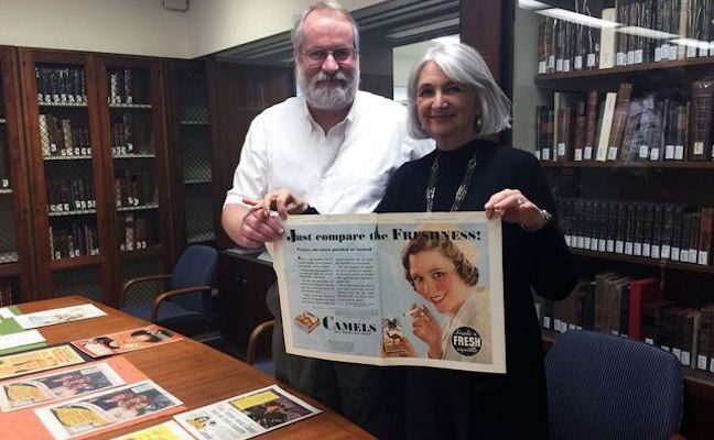Donating historical smoking ephemera to the Biomedical Library Special Collections