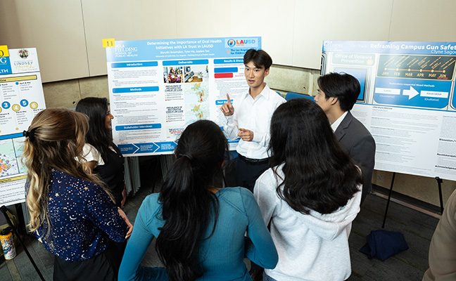 FSPH Student Presenting